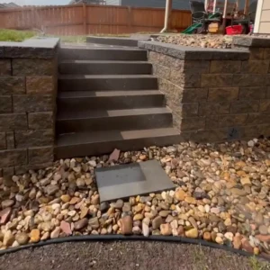 retaining wall rapid city landscaping