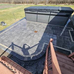 landscaping rapid city paver patio water spa