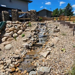 rapid city landscaping waterfall hill